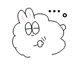 Dust rabbit (3) sticker #1904533