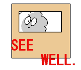 Dust rabbit (3) sticker #1904534