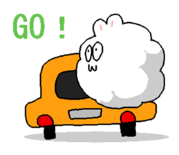 Dust rabbit (3) sticker #1904535