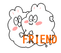 Dust rabbit (3) sticker #1904537