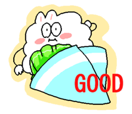 Dust rabbit (3) sticker #1904538