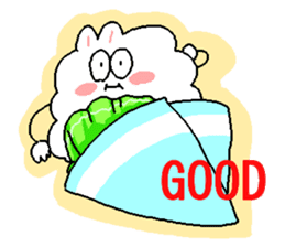 Dust rabbit (3) sticker #1904538