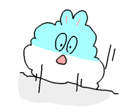 Dust rabbit (3) sticker #1904539