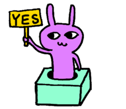 Cats and Rabbits ! sticker #1904662