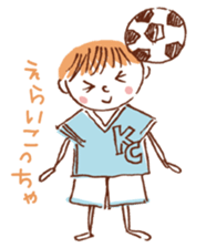 Girl's stamp sticker #1904922