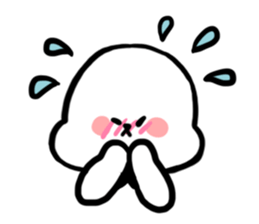 Whiite that thing sticker #1905000