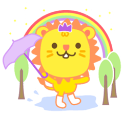 Transparent lion sticker #1905584