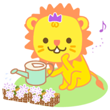 Transparent lion sticker #1905589