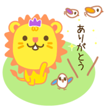Transparent lion sticker #1905596