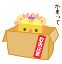 Transparent lion sticker #1905603