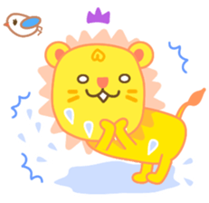 Transparent lion sticker #1905610