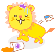 Transparent lion sticker #1905611