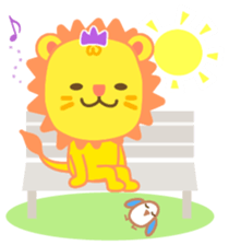 Transparent lion sticker #1905616