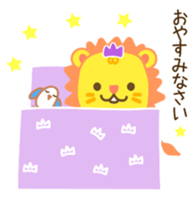 Transparent lion sticker #1905619