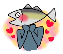 Fish human sticker #1905997