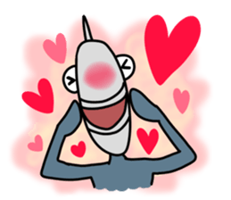 Fish human sticker #1905998