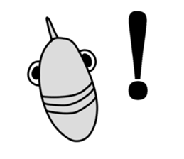 Fish human sticker #1906005