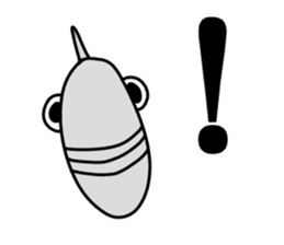 Fish human sticker #1906005