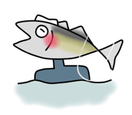 Fish human sticker #1906017