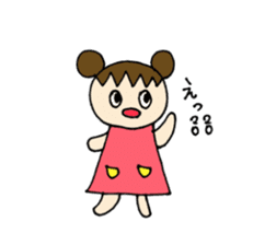 Sweet pretty girl "PONG CHANG" sticker #1906075
