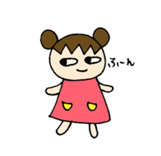 Sweet pretty girl "PONG CHANG" sticker #1906098