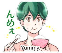 Boys speaking a FUKUSHIMA dialect sticker #1906205