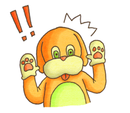 KIGURUMI - Rabbit & Dog - sticker #1906629