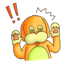 KIGURUMI - Rabbit & Dog - sticker #1906629