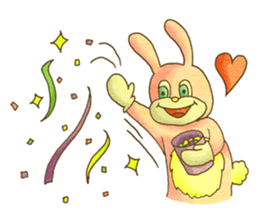 KIGURUMI - Rabbit & Dog - sticker #1906638