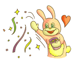 KIGURUMI - Rabbit & Dog - sticker #1906638