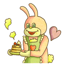 KIGURUMI - Rabbit & Dog - sticker #1906640