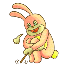 KIGURUMI - Rabbit & Dog - sticker #1906642