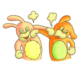KIGURUMI - Rabbit & Dog - sticker #1906648