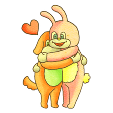 KIGURUMI - Rabbit & Dog - sticker #1906651