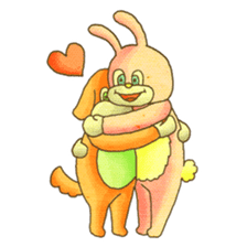 KIGURUMI - Rabbit & Dog - sticker #1906651