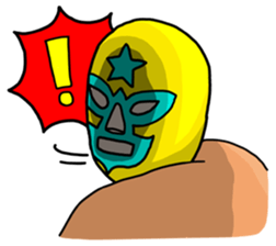 MASK WRESTLER THE STAR ! sticker #1907126