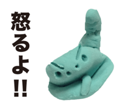 Snake clay sticker #1907183