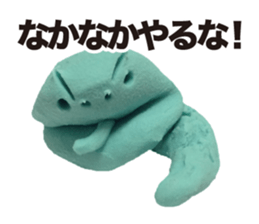 Snake clay sticker #1907188