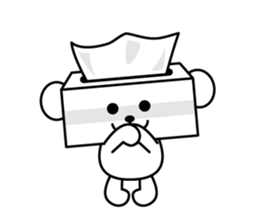 Tissue dogs sticker #1907582