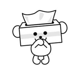 Tissue dogs sticker #1907582