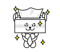 Tissue dogs sticker #1907583