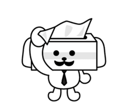 Tissue dogs sticker #1907584