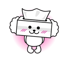 Tissue dogs sticker #1907585