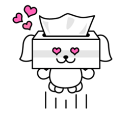 Tissue dogs sticker #1907586