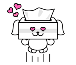 Tissue dogs sticker #1907586