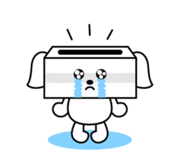 Tissue dogs sticker #1907587