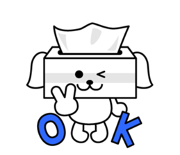 Tissue dogs sticker #1907589