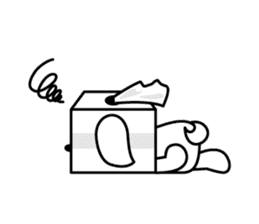 Tissue dogs sticker #1907594