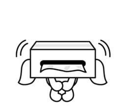 Tissue dogs sticker #1907597