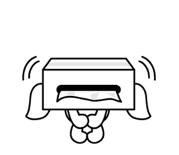 Tissue dogs sticker #1907597